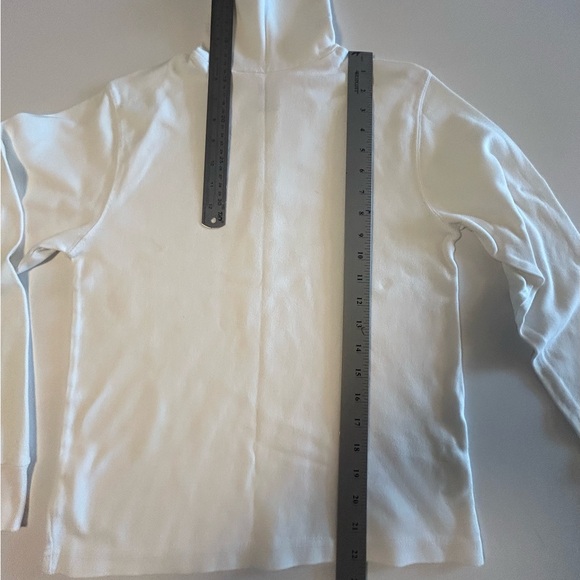 White Cotton Turtleneck by Meister Sport Knits, Long Sleeve, Sz S - Picture 10 of 10